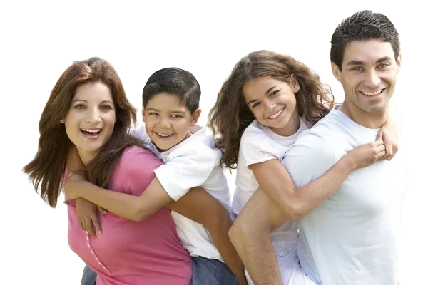 Familia acompañando el proceso de rehabilitación de un niño